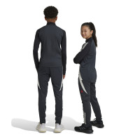adidas Manchester United Pantalon d'Entraînement Europe 2024-2025 Enfants Gris Foncé Blanc Rouge