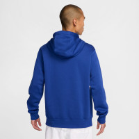 Nike Chelsea Club Sweat à Capuche 2024-2025 Bleu Bleu Clair Orange