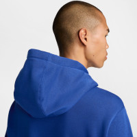 Nike Chelsea Club Sweat à Capuche 2024-2025 Bleu Bleu Clair Orange