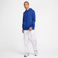 Nike Chelsea Club Sweat à Capuche 2024-2025 Bleu Bleu Clair Orange