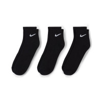 Nike Everyday Cushioned Chaussettes de Sport Mi-Haut 3 Pack Noir