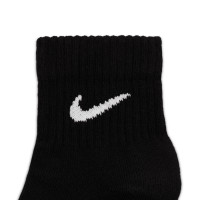 Nike Everyday Lightweight Chaussettes Cheville 3-Pack Noir Blanc