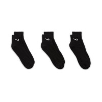 Nike Everyday Lightweight Chaussettes Cheville 3-Pack Noir Blanc
