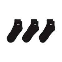 Nike Everyday Lightweight Chaussettes Cheville 3-Pack Noir Blanc
