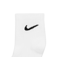 Nike Everyday Lightweight Chaussettes Cheville 3-Pack Blanc Noir