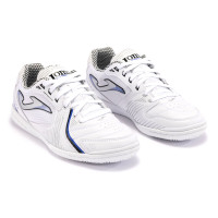 Joma Dribling Chaussures de Foot en Salle (IN) Blanc Bleu Argenté