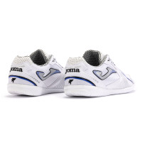 Joma Dribling Chaussures de Foot en Salle (IN) Blanc Bleu Argenté