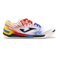Joma Invicto Chaussures de Foot en Salle (IN) Blanc Rouge Bleu Jaune