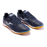 Joma Maxima Chaussures de Foot en Salle (IN) Bleu Foncé Bleu Blanc