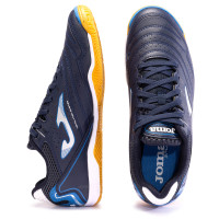 Joma Maxima Chaussures de Foot en Salle (IN) Bleu Foncé Bleu Blanc