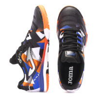 Joma Regate Rebound Chaussures de Foot en Salle (IN) Noir Orange Bleu