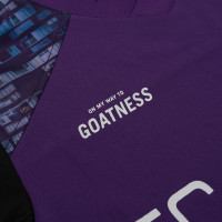 T-shirt Touzani La Mancha Panna pour enfants violet noir blanc