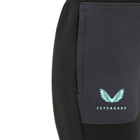 Castore Feyenoord Travel Joggingbroek 2024-2025 Kids Zwart Donkergrijs Lichtblauw