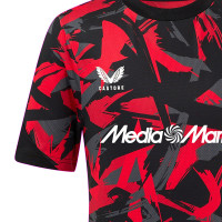 Castore Feyenoord T-Shirt 2024-2025 Kids Zwart Rood