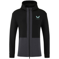 Gilet de voyage Castore Feyenoord 2024-2025 noir gris foncé bleu clair