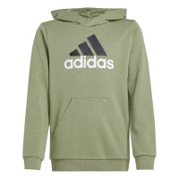 adidas Essentials Big Logo Survêtement à Capuche Jogging Enfants Vert Olive Noir Blanc
