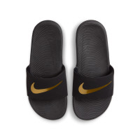 Nike Kawa Claquettes Enfants Noir Doré