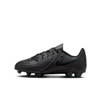 Nike Phantom GX II Club Gazon Naturel Gazon Artificiel Chaussures de Foot (MG) Enfants Noir Vert Foncé