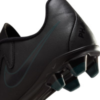 Nike Phantom GX II Club Gazon Naturel Gazon Artificiel Chaussures de Foot (MG) Enfants Noir Vert Foncé