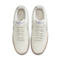 Nike Court Vision Low Sneakers Wit Zilver Bruin