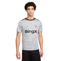 Nike Chelsea Pre-Match Maillot d'Entraînement 2024-2025 Gris Noir Rose