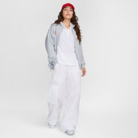 Nike Liverpool Anthem Veste d'Entraînement Full-Zip 2024-2025 Femmes Gris Clair Rouge