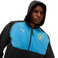 PUMA Manchester City Pumatech Survêtement Full-Zip 2024-2025 Noir Bleu