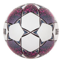 Ballon de football Derbystar Brillant Energy, taille 5, blanc, rose, noir