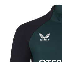 Survêtement Castore Feyenoord 1/4-Zip 2024-2025 Vert Foncé Noir