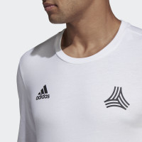 adidas TANGO Football Graphic T-Shirt Lange Mouwen Wit Zwart