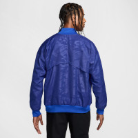 Nike Inter Milan Anthem Veste d'Entraînement Full-Zip 2024-2025 Bleu Foncé Bleu Doré