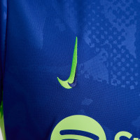 Nike FC Barcelona Pre-Match Trainingsshirt 2024-2025 Dames Blauw Lichtgroen