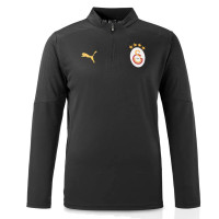 PUMA Galatasaray SK Trainingspak 1/4-Zip 2024-2025 Zwart Oranje