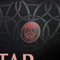 Nike Paris Saint-Germain x Jordan Pre-Match Maillot d'Entraînement 2024-2025 Noir Rouge Rose