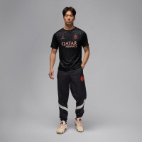 Nike Paris Saint-Germain x Jordan Pre-Match Maillot d'Entraînement 2024-2025 Noir Rouge Rose
