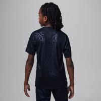 Nike Paris Saint-Germain x Jordan Pre-Match Maillot d'Entraînement 2024-2025 Enfants Noir Rouge Rose