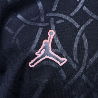 Nike Paris Saint-Germain x Jordan Pre-Match Maillot d'Entraînement 2024-2025 Enfants Noir Rouge Rose