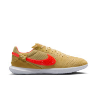 Nike Streetgato Chaussures de Foot Doré Orange Blanc