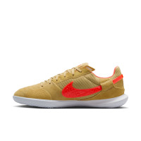 Nike Streetgato Chaussures de Foot Doré Orange Blanc