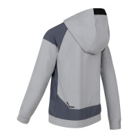 Cruyff Elite Jack Hooded Kids Grijs Donkergrijs Blauw