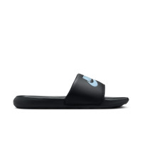 Nike Victori One Claquettes Noir Bleu Clair