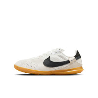 Nike Street Gato Chaussures de Foot Street Enfants Blanc Noir Gris Clair Brun