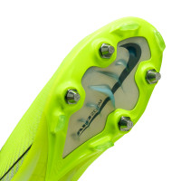 Nike Zoom Mercurial Superfly 10 Elite Crampons Vissés Chaussures de Foot (SG) Néon Jaune Noir Argenté