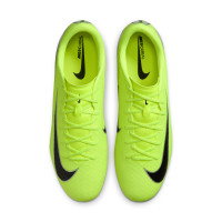Nike Zoom Mercurial Vapor 16 Academy Gazon Naturel Artificiel Chaussures de Foot (MG) Néon Jaune Noir Argenté