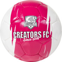 Creators FC Ballon de Foot Rose Blanc