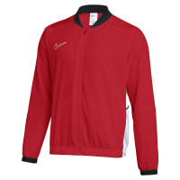 Nike Academy 25 Woven Veste d'Entraînement Rouge Noir Blanc