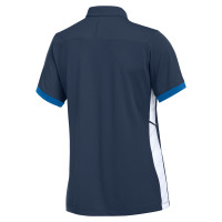 Nike Academy 25 Polo Dames Donkerblauw Blauw Wit