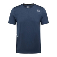 Cruyff Recovery Maillot d'Entraînement Bleu Foncé Argenté