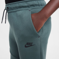 Nike Tech Fleece Sportswear Survêtement Enfants Vert Foncé Noir
