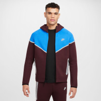 Nike Tech Fleece Sportswear Survêtement Bordeaux Bleu Clair Argenté Noir